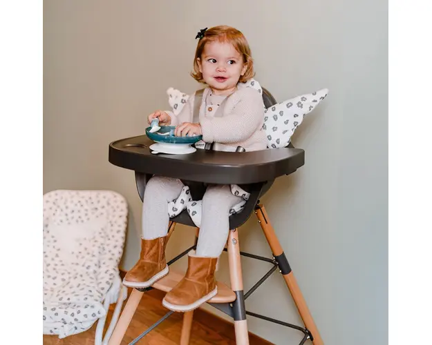 Husa universala pentru caruciorscaun auto sau scaun de masa Childhome Ingeras Jerse Leopard