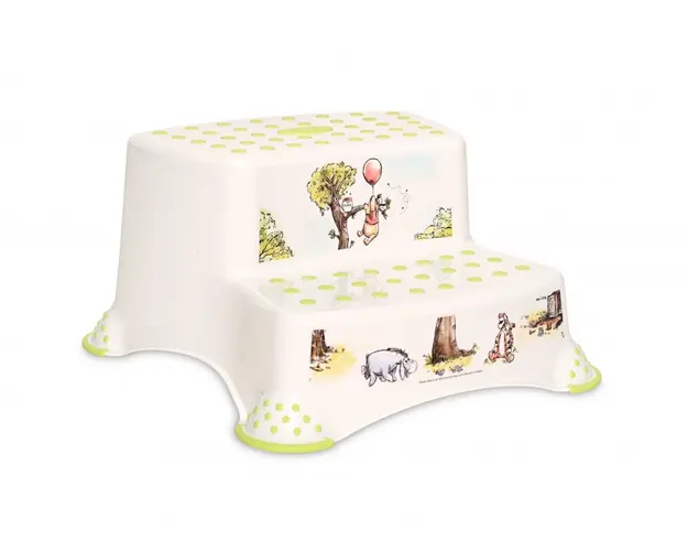 Inaltator dublu pentru baie antiderapant Disney Bear and Friends White