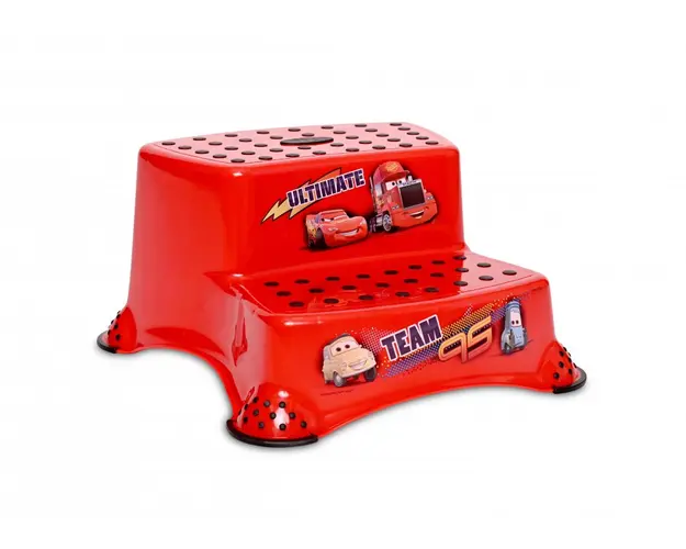 Inaltator dublu pentru baie antiderapant Disney Cars Red
