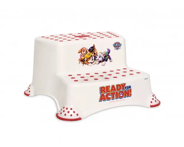 Inaltator dublu pentru baie antiderapant Disney Paw Patrol White