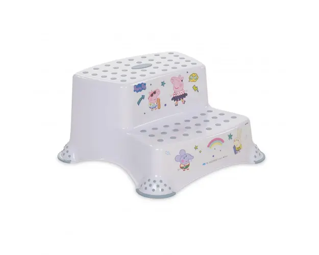 Inaltator dublu pentru baie antiderapant Disney Piggy Comic Grey