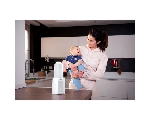 Incalzitor digital electric si sterilizator cu aburi 2 in 1 Chicco 0 luni+