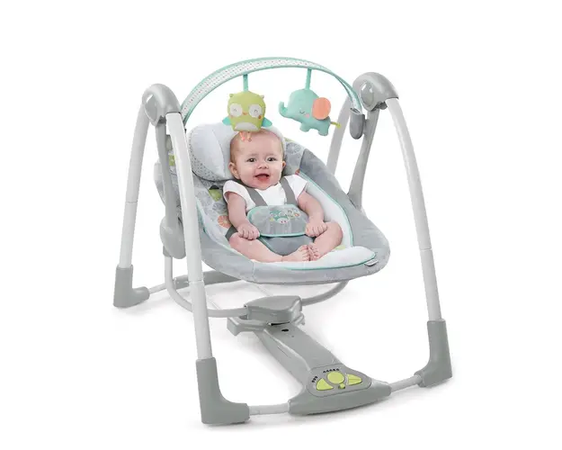 Leagan portabil Swing n Go Portable Swing Hugs Hoots Ingenuity