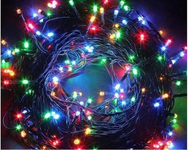 Instalatie de Craciun liniara multicolor 20 m 200 leduri