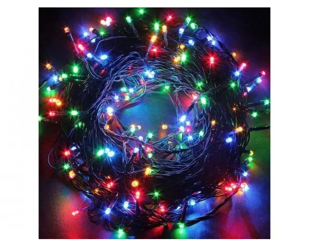 Instalatie de Craciun liniara multicolor 30 m 300 leduri