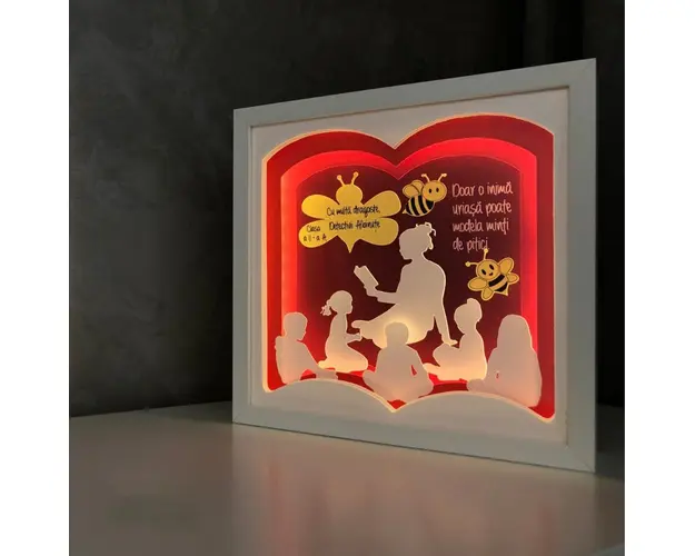Tablou luminos InvatatoareEducatoare 006