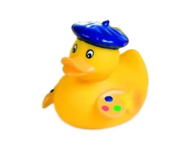 Jucarie baie Ratusca deghizata pictor