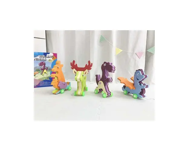 Jucarie de baie Babygreat din spuma Animale cu rotite GB-A2