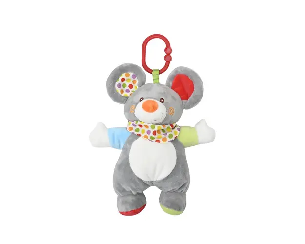 Jucarie de plus 22 cm zornaitoare 0 luni+ soricel