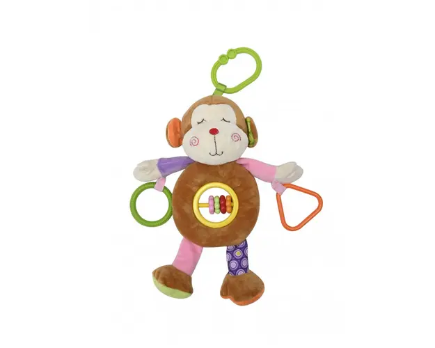 Jucarie de plus 24 cm de activitate 0 luni+ maimutica
