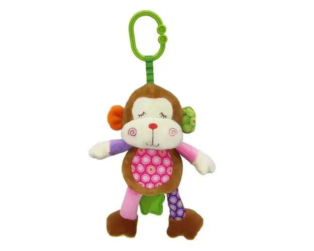 Jucarie de plus 24 cm muzicala 0 luni+ maimutica