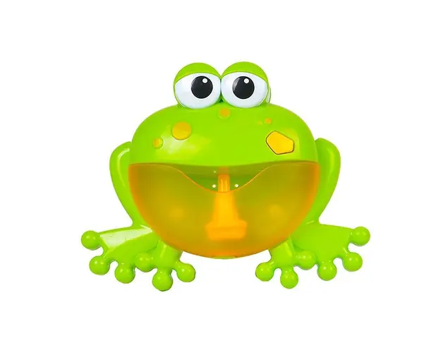 Jucarie muzicala EasyCare Baby de facut baloane din sapun frog