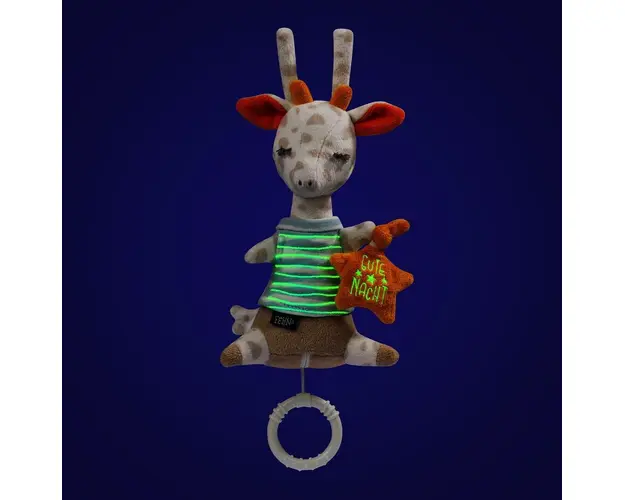 Jucarie muzicala mini Girafa somnoroasa