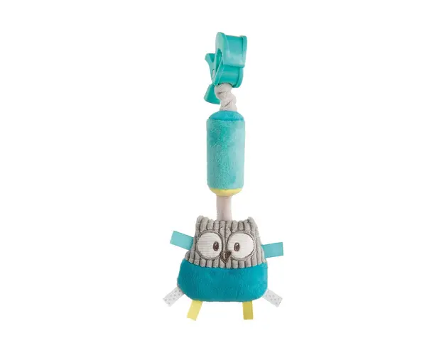 Jucarie pentru carucior cu sunatoare 68066 turquoise