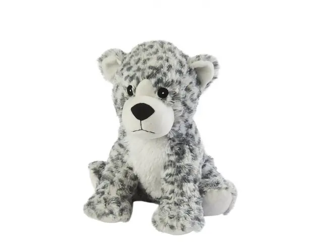 Jucarie Warmies termica din plus Leopard alb