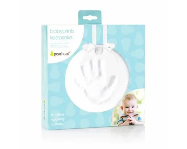 Kit amprenta mulaj manuta sau piciorus white Keepsake Pearhead