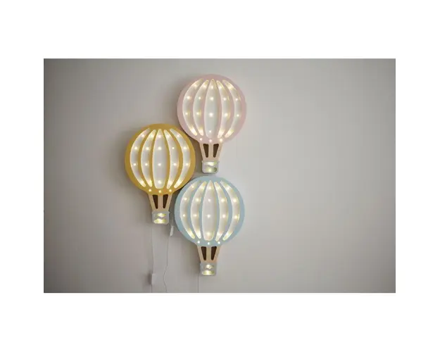 Lampa Little Lights Balon cu aer cald Powder Pink