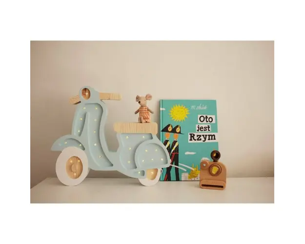 Lampa Little Lights Scuter Azzuro