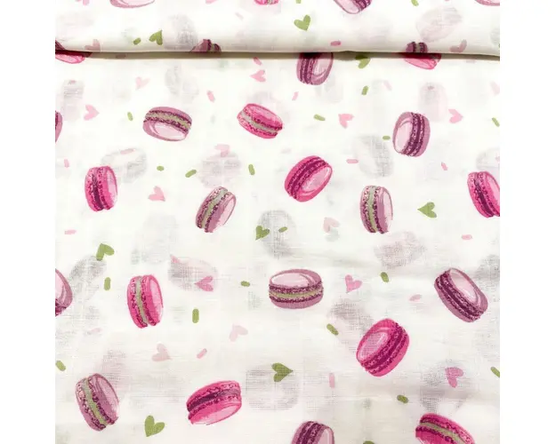 Set 4 lavete din muselina 40x40 cm macarons pink