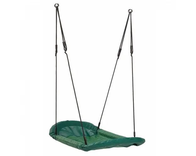 Leagan cuib oval Grandoh verde pentru 3 copii KBT