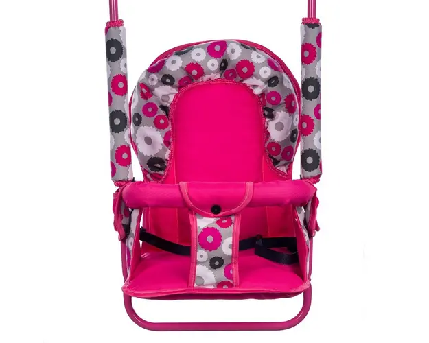 Leagan pentru copii Top Kids pentru interior si exterior Pink Flowers