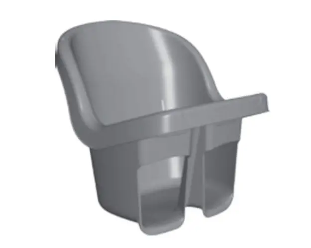 Leagan Tega Baby din plastic pentru copii Gri