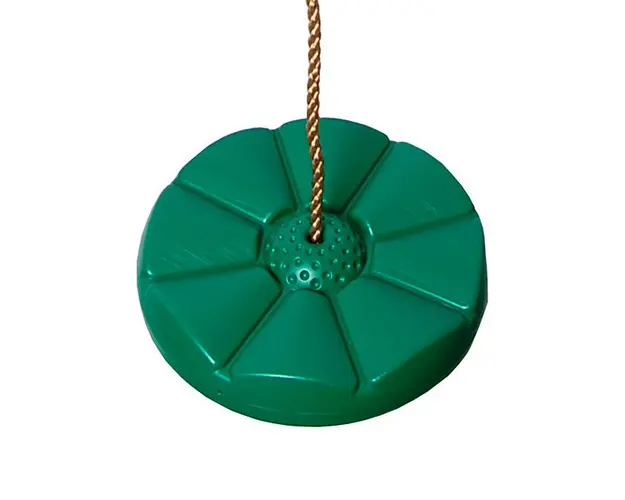 Leagan rotund cu funie reglabila Verde