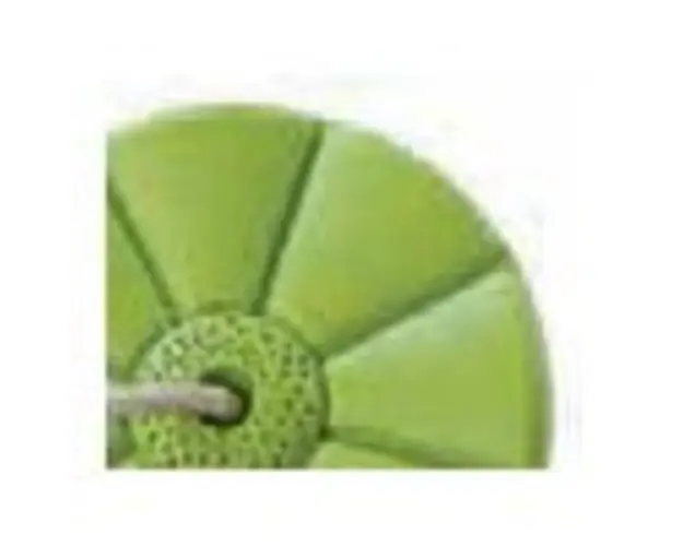 Leagan rotund din plastic, Monkey PP10 - Lime Green