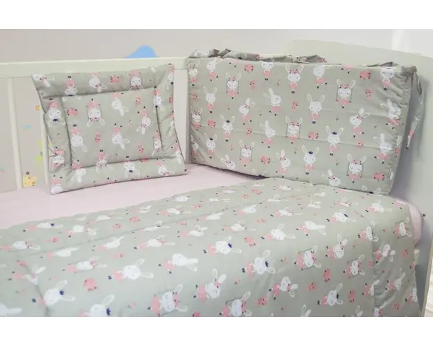 Lenjerie Dancing Bunny 4 Piese 120x60