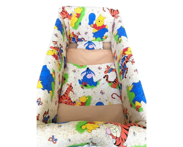 Lenjerie de pat Maxi Aiurila pe crem 140x70 cm
