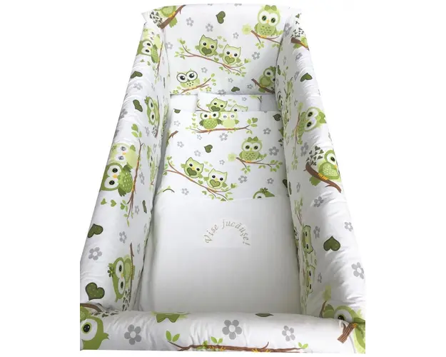 Lenjerie de pat Maxi Bufnite indragostite 120x60 cm