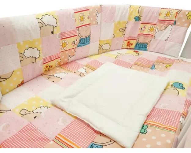 Lenjerie Mini Patratel multicolor girl 4 piese 120x60