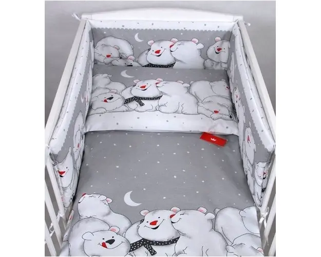 Lenjerie patut cu 3 piese ursi polari