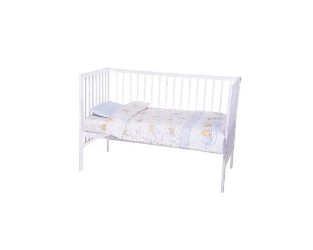 Lenjerie patut cu 5 piese 120x60 cm Ursuleti 015