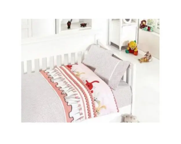 Lenjerie patut First Choice 4 piese ginny pink