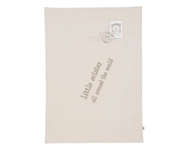 Lenjerie pentru patut copii set 4 piese Little Aviator