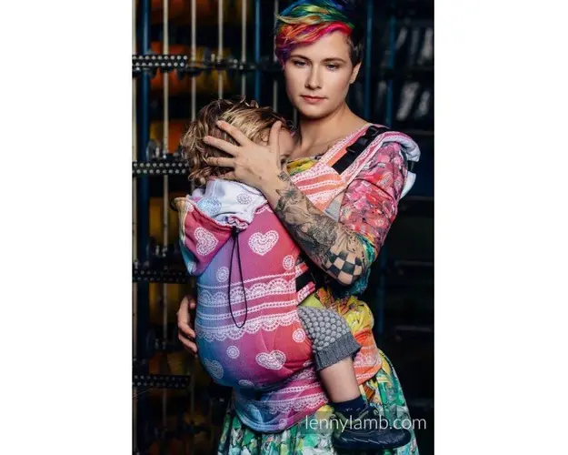 Marsupiu Lenny Lamb Second Generation SSC Baby Rainbow Lace