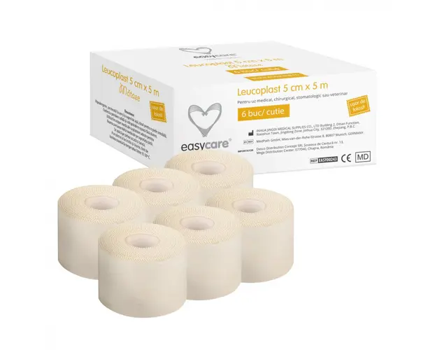 Leucoplast uz medical matase 5cm x 5m 6 rolecutie Easycare