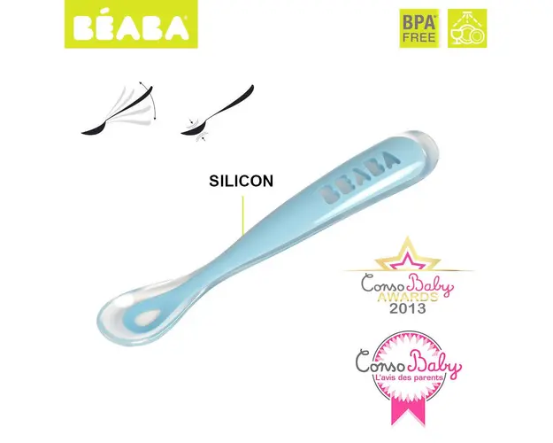 Lingurita silicon Bleu