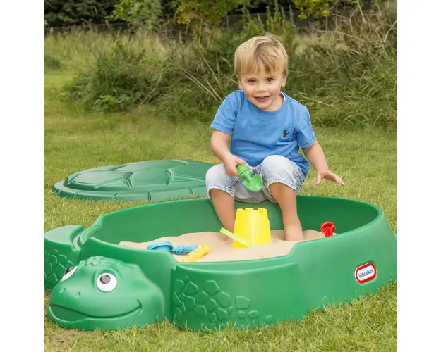 Cutie pentru nisip Little Tikes testoasa verde