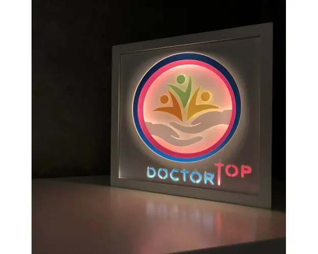 Tablou luminos Logo 006