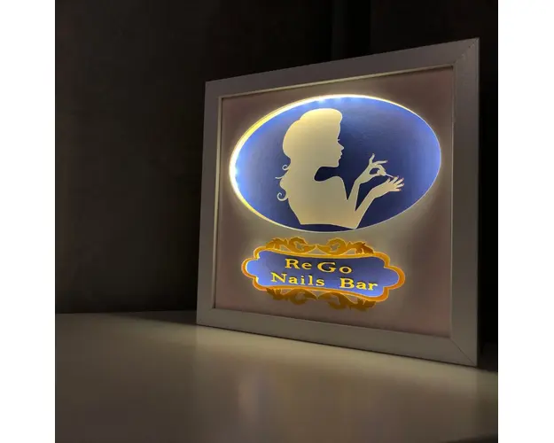 Tablou luminos Logo 009