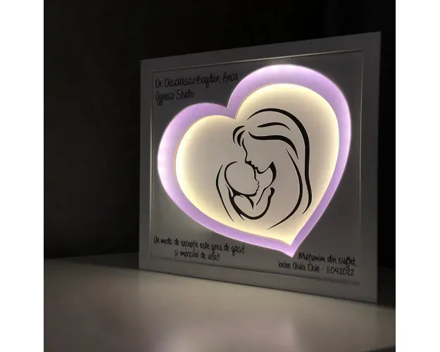 Tablou luminos Logo 014