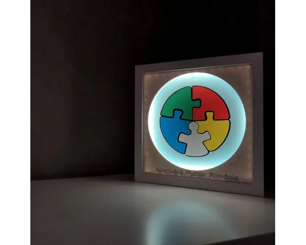 Tablou luminos Logo 024