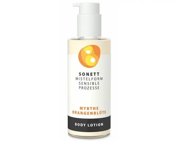 Lotiune de corp cu mirt si flori de portocal bio 145ml Sonett