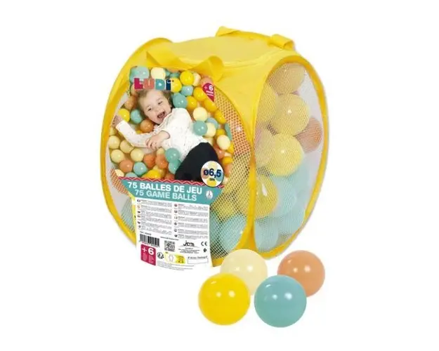 Set 75 bile joaca Ludi multicolore