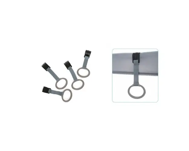 Set 4 manere pentru tarc-patut pliabil grey Fillikid