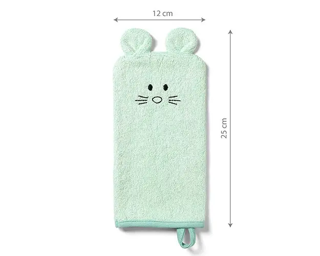 Manusa baie copii BabyOno din bambus verde