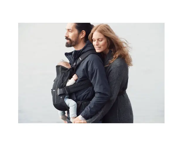 Marsupiu anatomic One Air Babybjorn black 3D Mesh