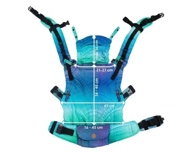 Marsupiu LennyUpGrade Carrier Swallows Rainbow Light